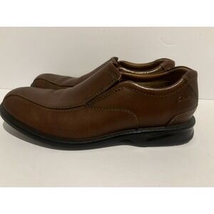 Clarks Colson Knoll Men's Brown Leather Shoes‎ Loafers Slip On Size 12/13